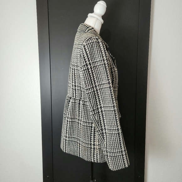 Tommy Hilfiger Double Breasted Tweed Blazer Jacket Size Medium - Picture 3 of 9